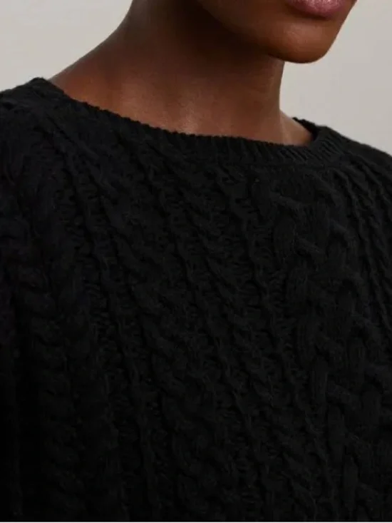 NWT Ralph Lauren Cable-Knit Cotton-Blend Sweater - Picture 4 of 8